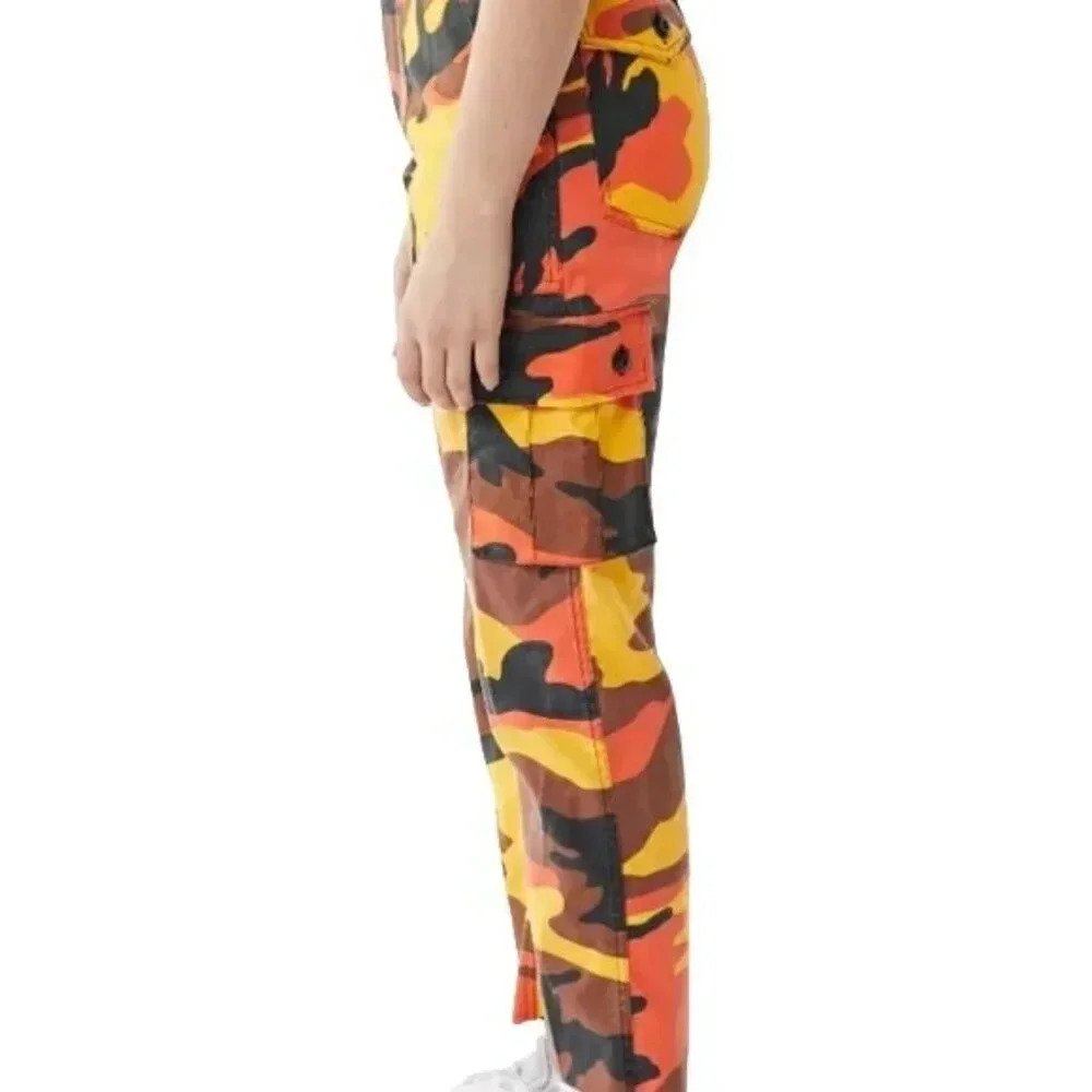 Urban Outfitters Orange Camo Cargo Pants - Picture 3 of 5